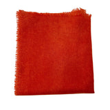 Bajra Double Faced Cashmere Scarf - Vermillion