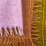 Bajra Luxo Sparge Cashmere Gradual Vertical Shading Stole - Vermillion