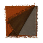 Bajra Luxo Sparge Cashmere Gradual Vertical Shading Stole - Vermillion