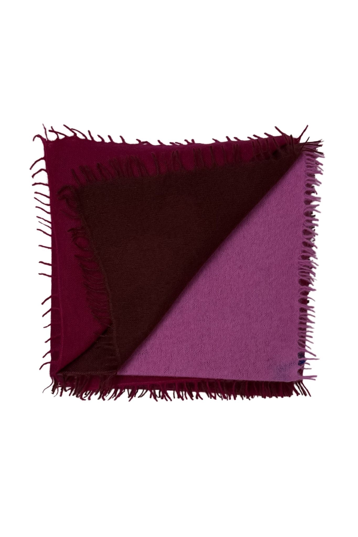 Bajra Luxo Sparge cashmere Gradual Vertical Shading Stole - Vermillion