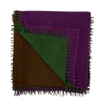 Bajra Luxo Sparge Cashmere Gradual Vertical Shading Stole - Vermillion