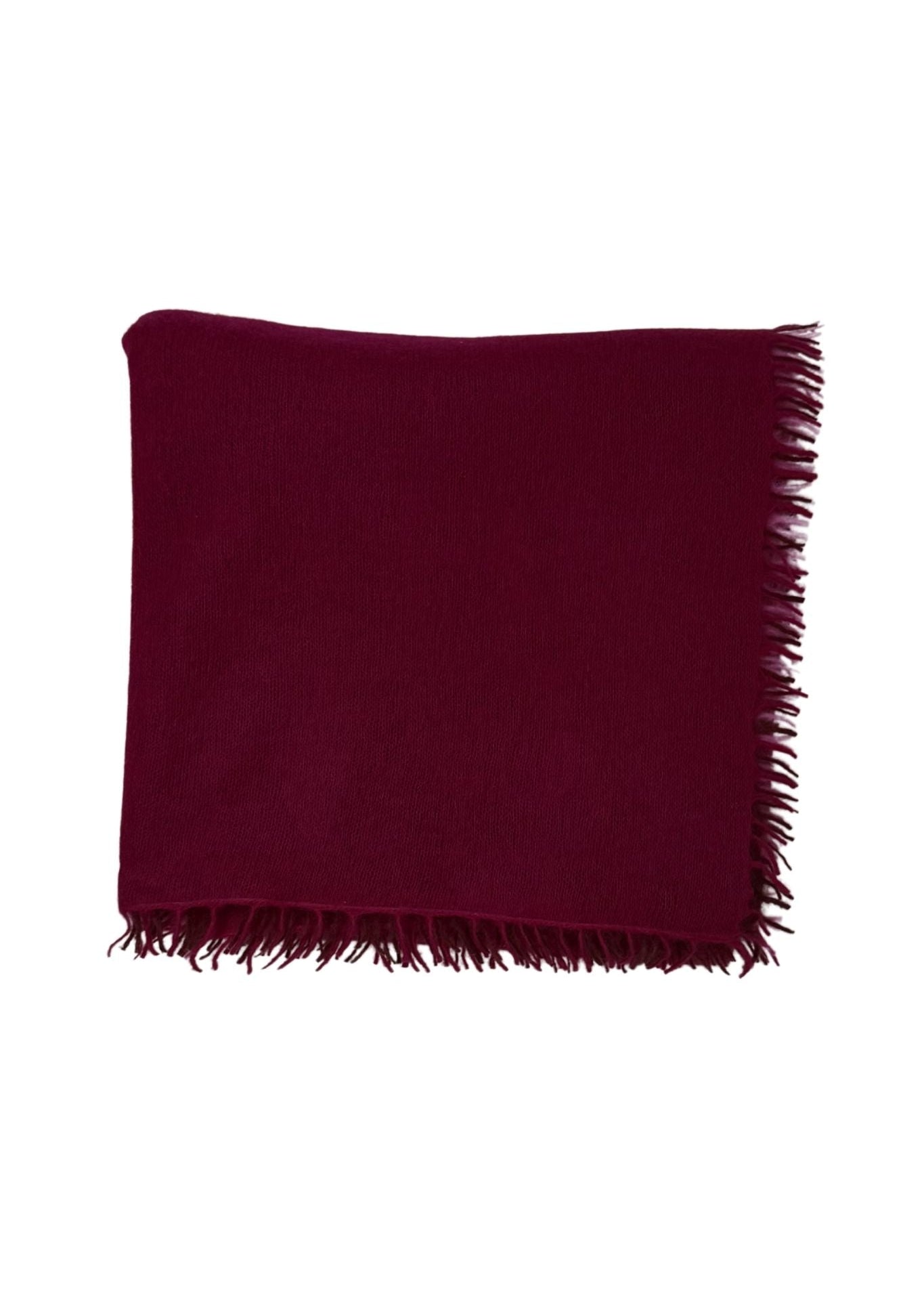 Bajra Luxo Sparge cashmere Gradual Vertical Shading Stole - Vermillion