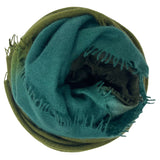 Bajra Luxo Sparge Cashmere Gradual Vertical Shading Stole - Vermillion