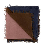 Bajra Luxo Sparge Cashmere Gradual Vertical Shading Stole - Vermillion