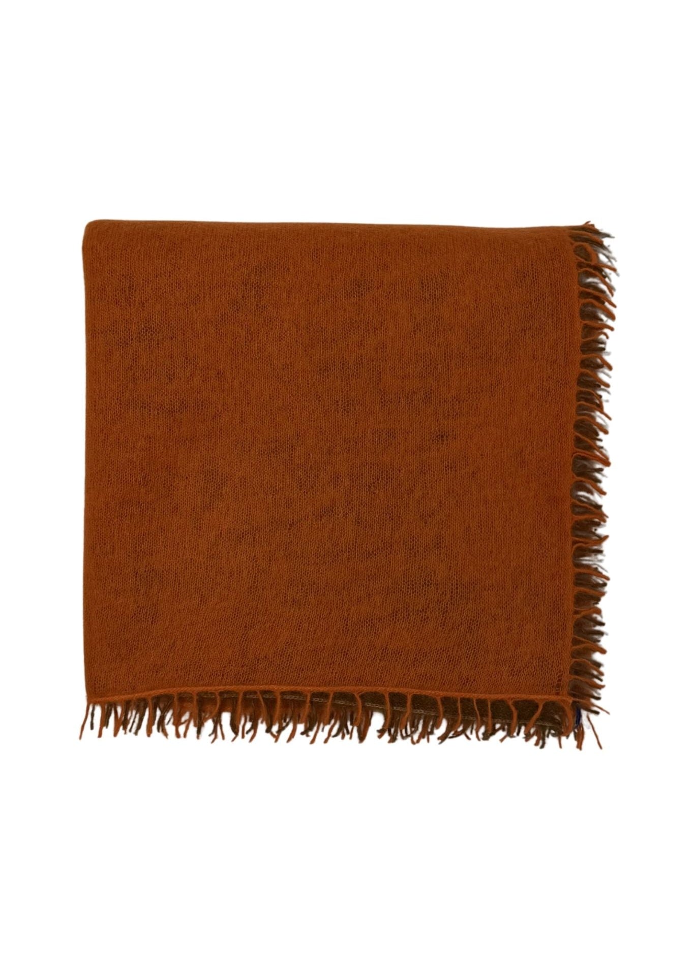 Bajra Luxo Sparge Cashmere Gradual Vertical Shading Stole - Vermillion