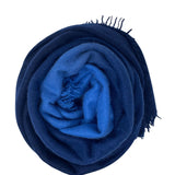 Bajra Luxo Sparge Cashmere Gradual Vertical Shading Stole - Vermillion