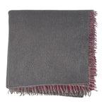 Bajra Luxo Sparge Cashmere Gradual Vertical Shading Stole - Vermillion