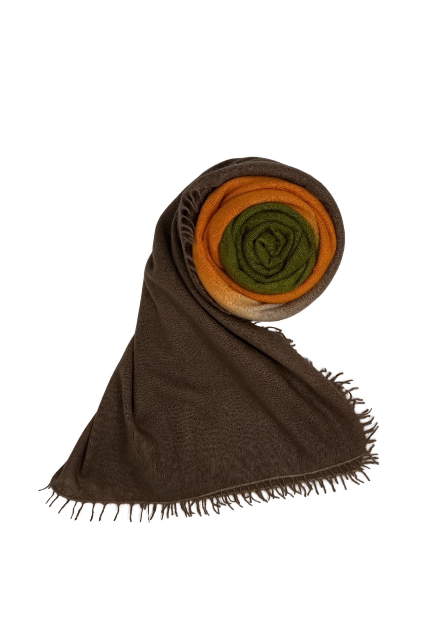 Bajra Luxo Sparge Gradual Vertical Shading Stole - Vermillion