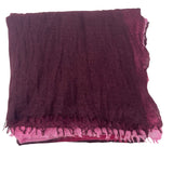 Bajra Ombre Light Webby Cashmere Scarf - Vermillion