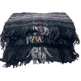 Bajra Plaid Boucle Muffler - Vermillion