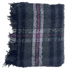 Bajra Plaid Boucle Muffler - Vermillion