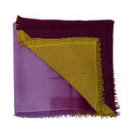Bajra Satin Weave Square Scarf - Vermillion
