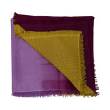 Bajra Satin Weave Square Scarf - Vermillion