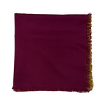Bajra Satin Weave Square Scarf - Vermillion