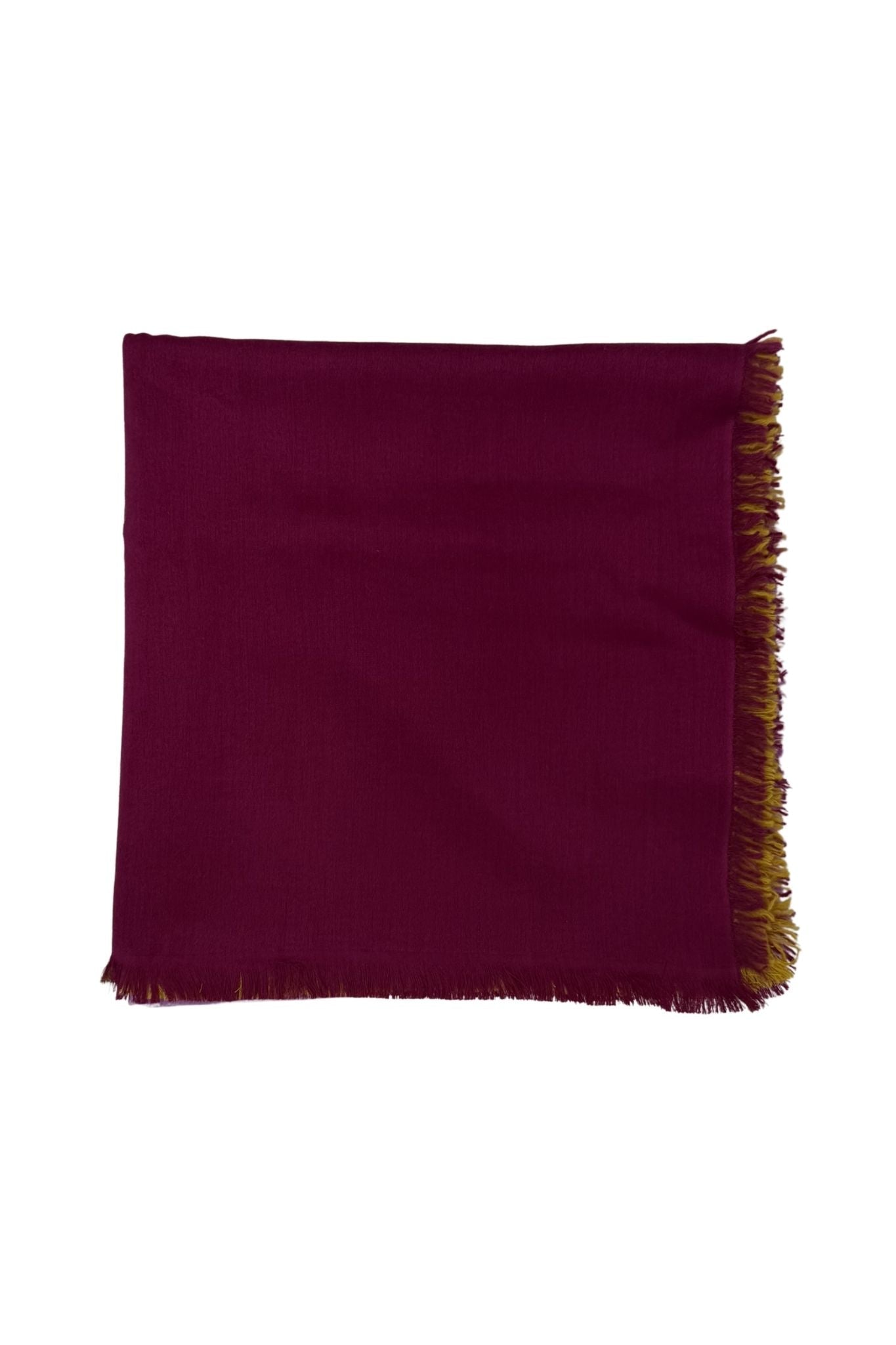 Bajra Satin Weave Square Scarf - Vermillion