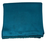 Bajra Silk Ball Stole - Vermillion