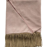 Bajra Tiny Basket Weave Triangle Scarf - Vermillion