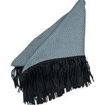 Bajra Tiny Basket Weave Triangle Scarf - Vermillion