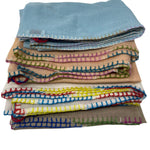 Bajra Ultra Cashmere Multi - Stitch Stole - Vermillion