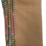 Bajra Ultra Cashmere Multi - Stitch Stole - Vermillion