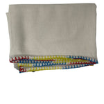 Bajra Ultra Cashmere Multi - Stitch Stole - Vermillion