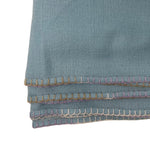 Bajra Ultra Cashmere Multi - Stitch Stole - Vermillion