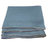 Bajra Ultra Cashmere Multi - Stitch Stole - Vermillion