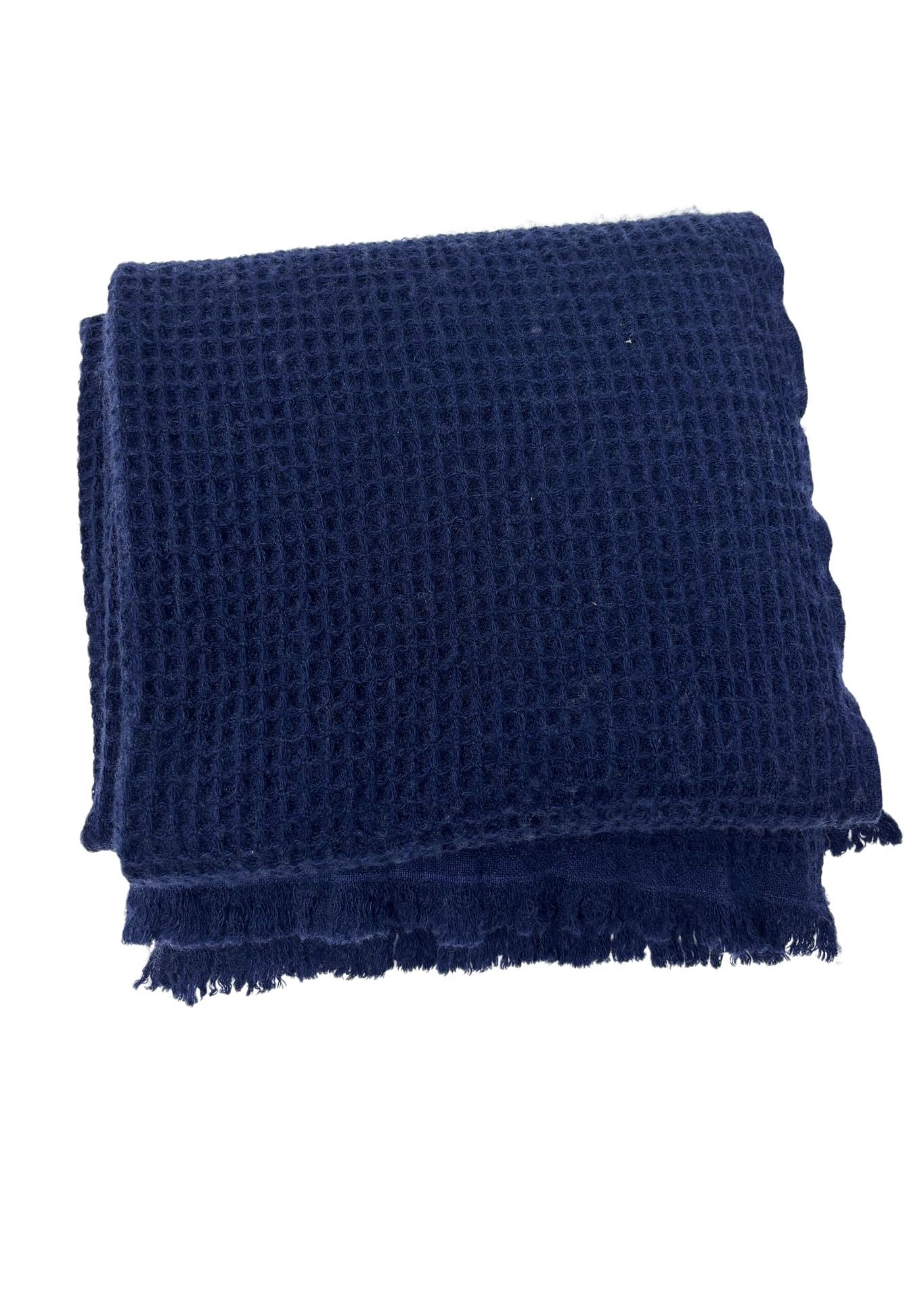 Bajra Waffle Weave Scarf - Vermillion