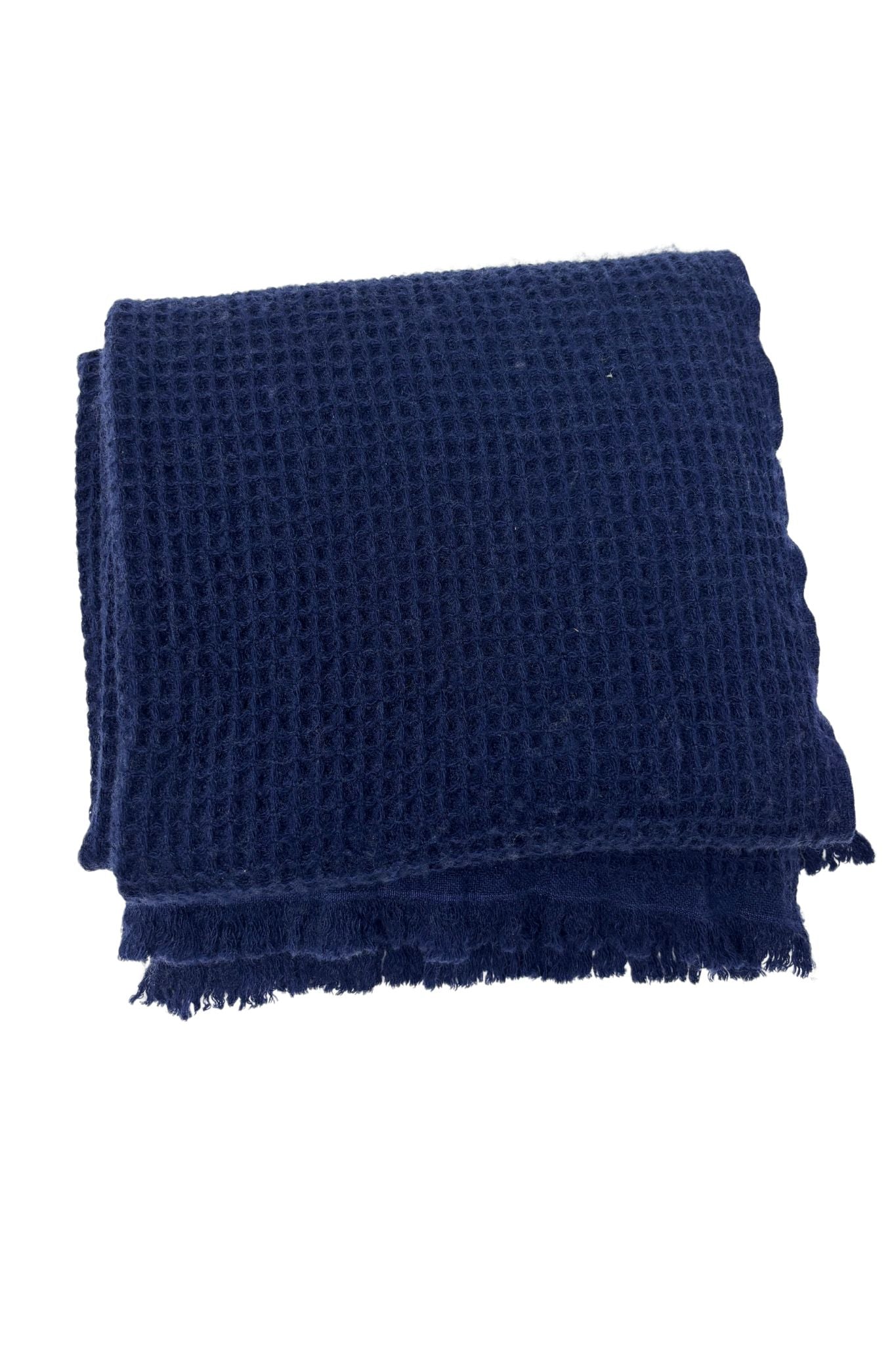 Bajra Waffle Weave Scarf - Vermillion