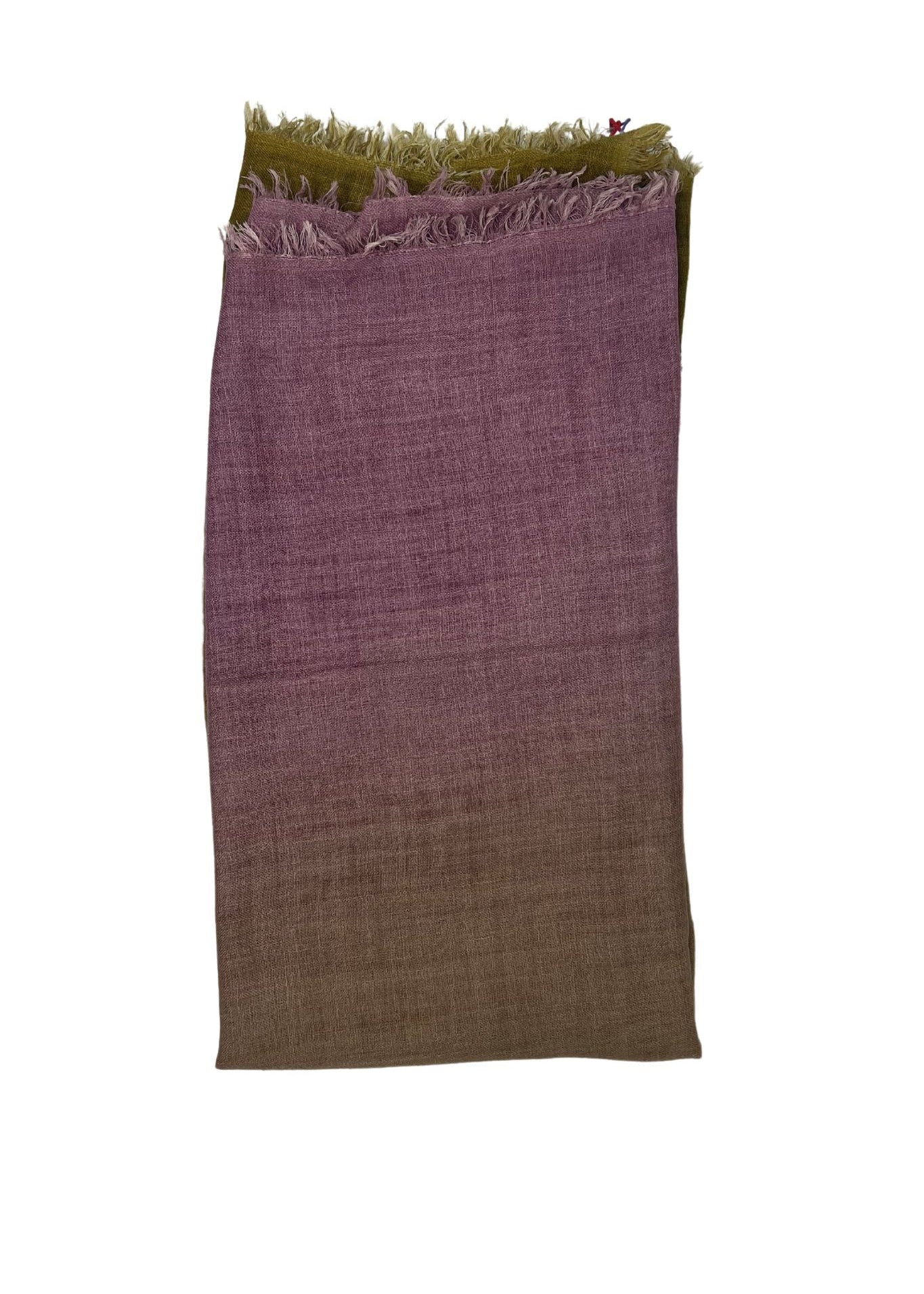 Bajra Wool/Silk Gauze Shawl - Vermillion