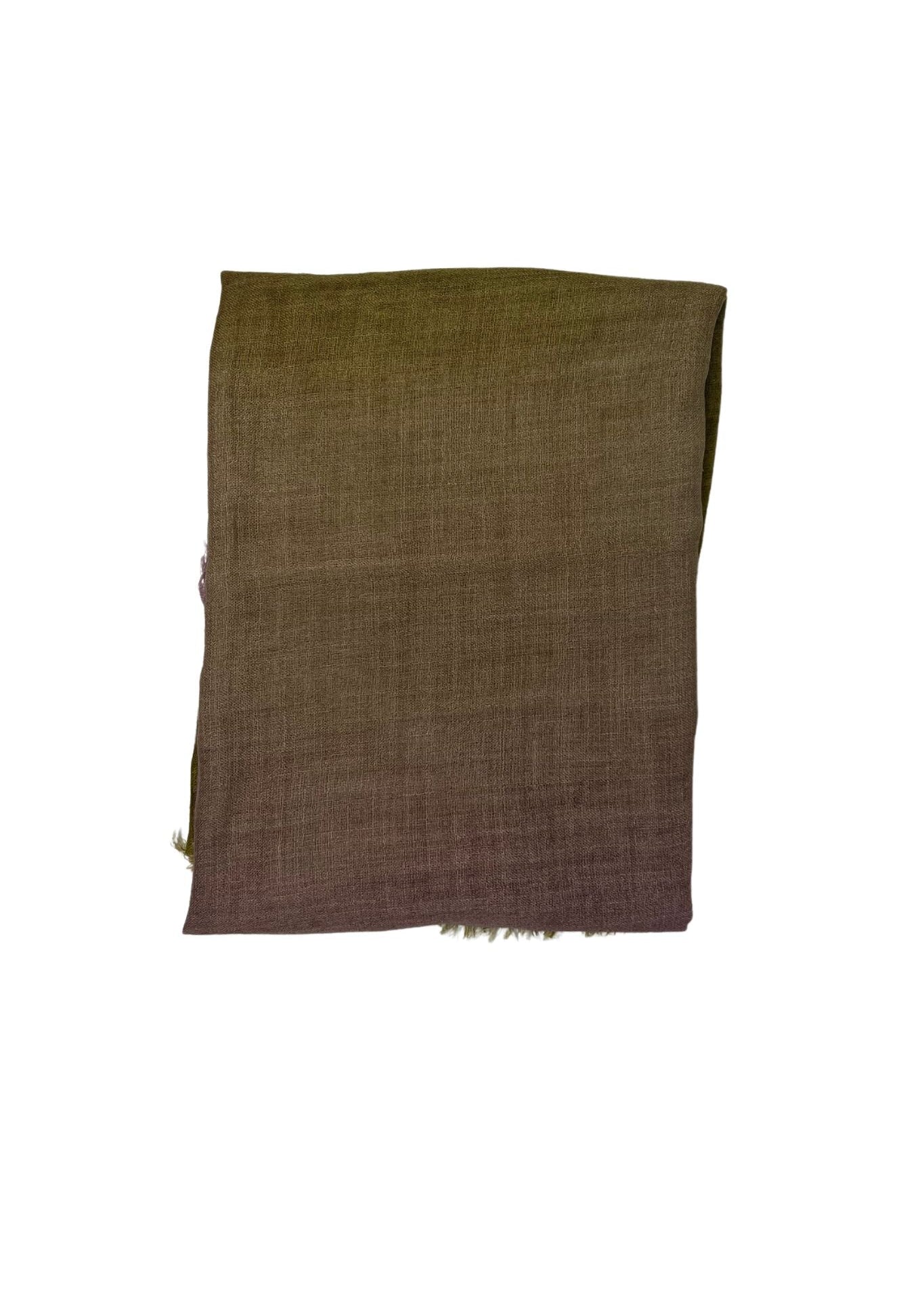 Bajra Wool/Silk Gauze Shawl - Vermillion