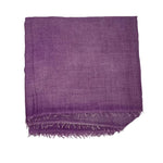 Bajra Wool/Silk Gauze Square Scarf - Vermillion