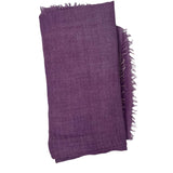 Bajra Wool/Silk Gauze Square Scarf - Vermillion