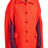 Balenciaga Cape Coat - Vermillion