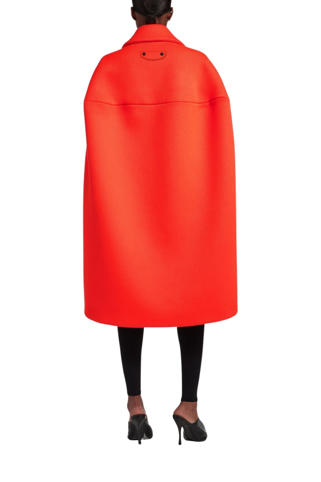 Balenciaga Cape Coat - Vermillion