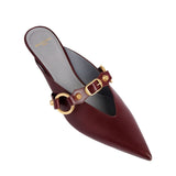Balenciaga City Mule - Vermillion
