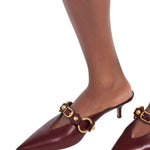 Balenciaga City Mule - Vermillion
