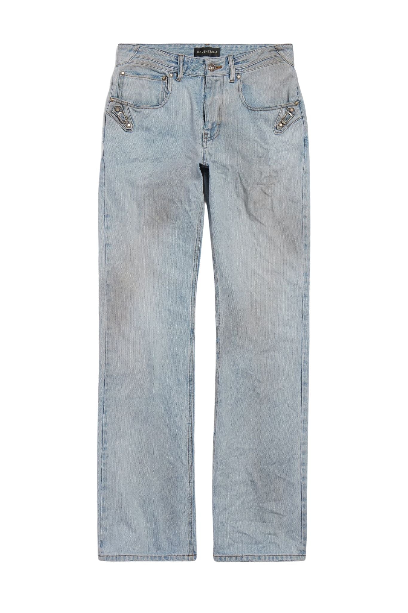 Balenciaga City Straight Pants - Vermillion