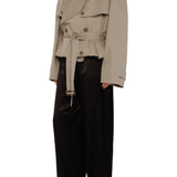 Balenciaga Cropped Trench - Vermillion