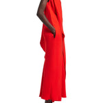Balenciaga Draped Dress - Vermillion