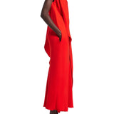 Balenciaga Draped Dress - Vermillion