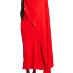 Balenciaga Draped Dress - Vermillion