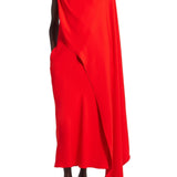 Balenciaga Draped Dress - Vermillion