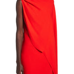 Balenciaga Draped Dress - Vermillion
