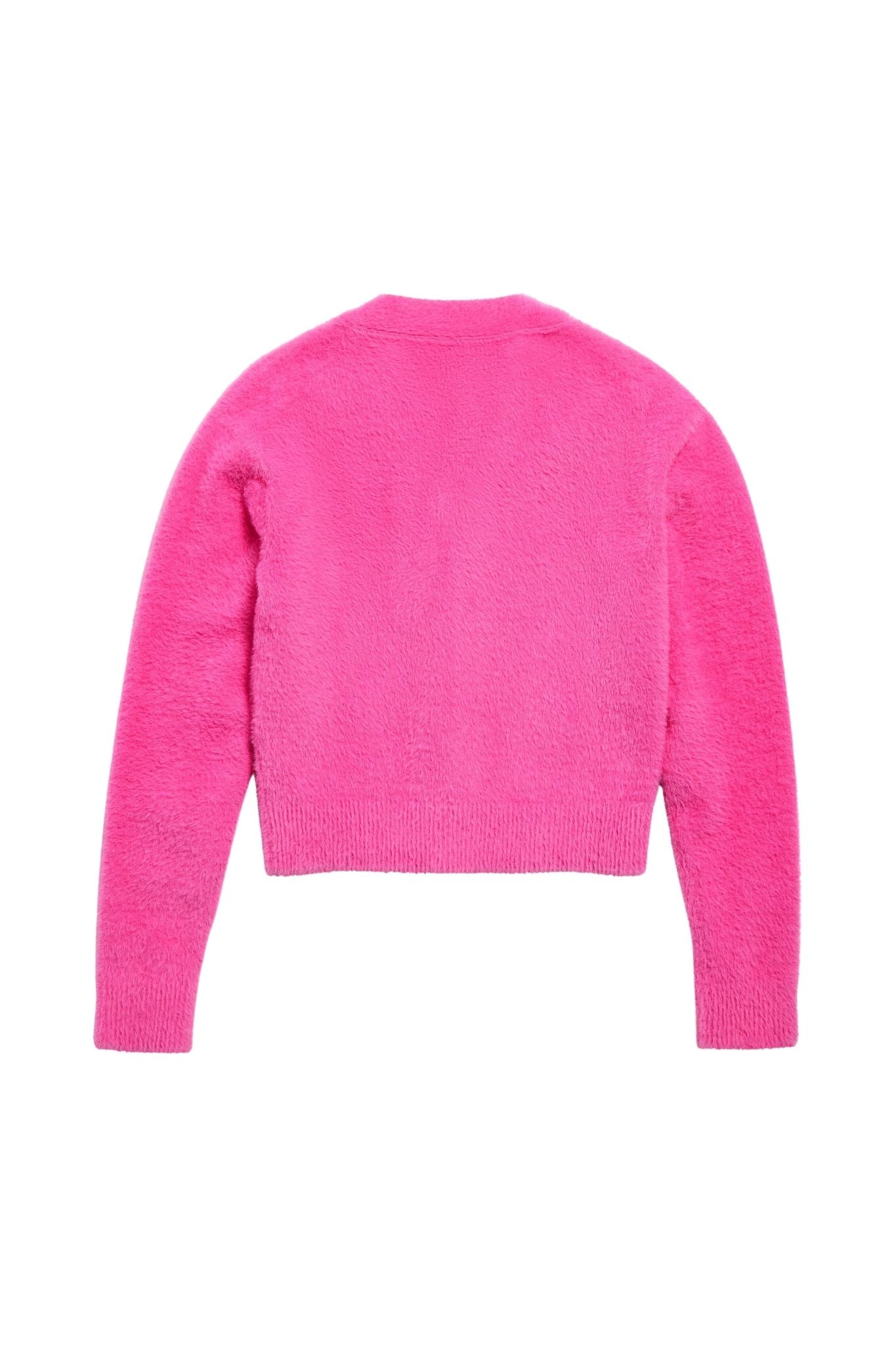 Balenciaga Fluffy Cardigan - Vermillion
