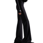 Balenciaga Foldover Leggings - Vermillion