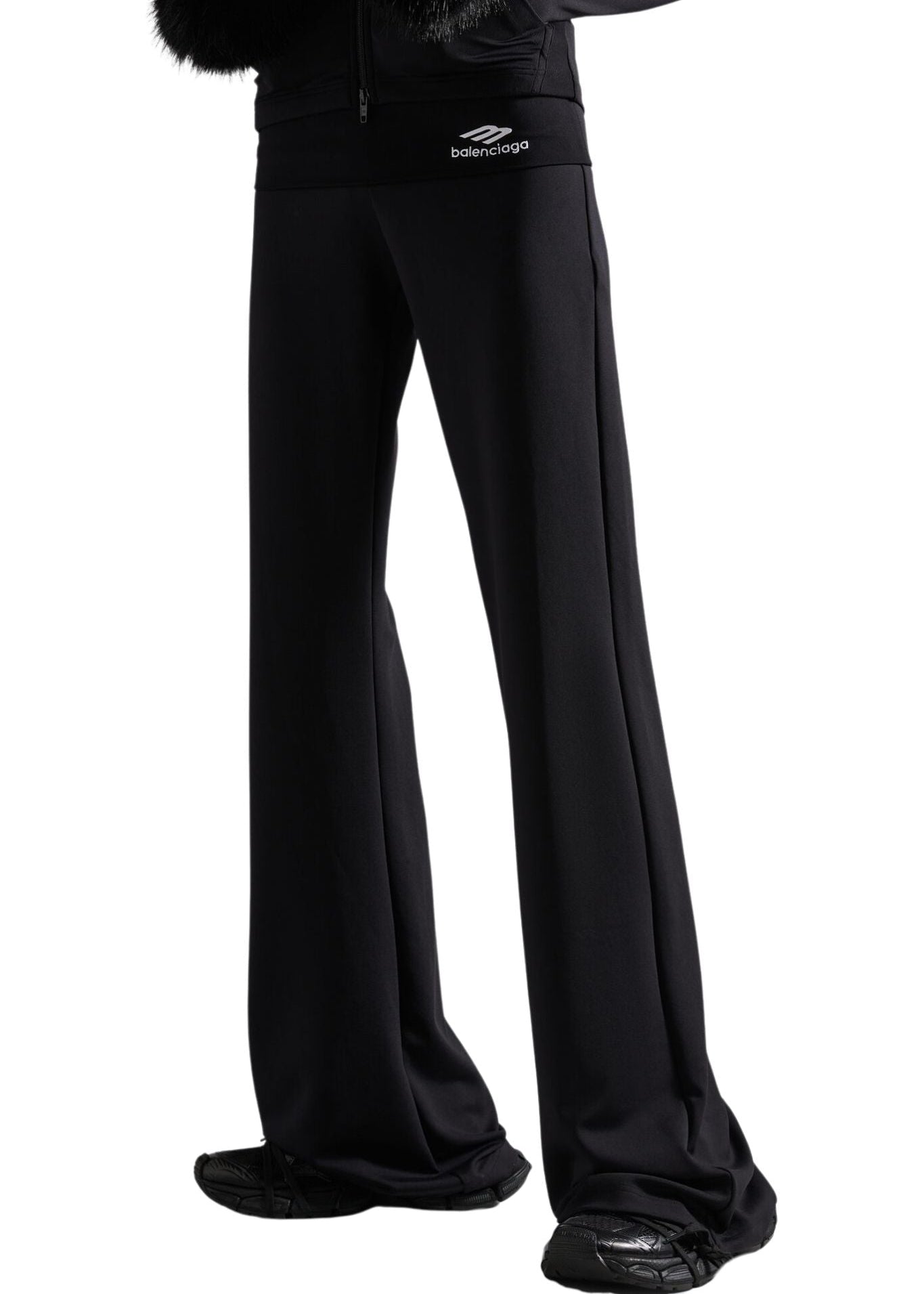 Balenciaga Foldover Leggings - Vermillion