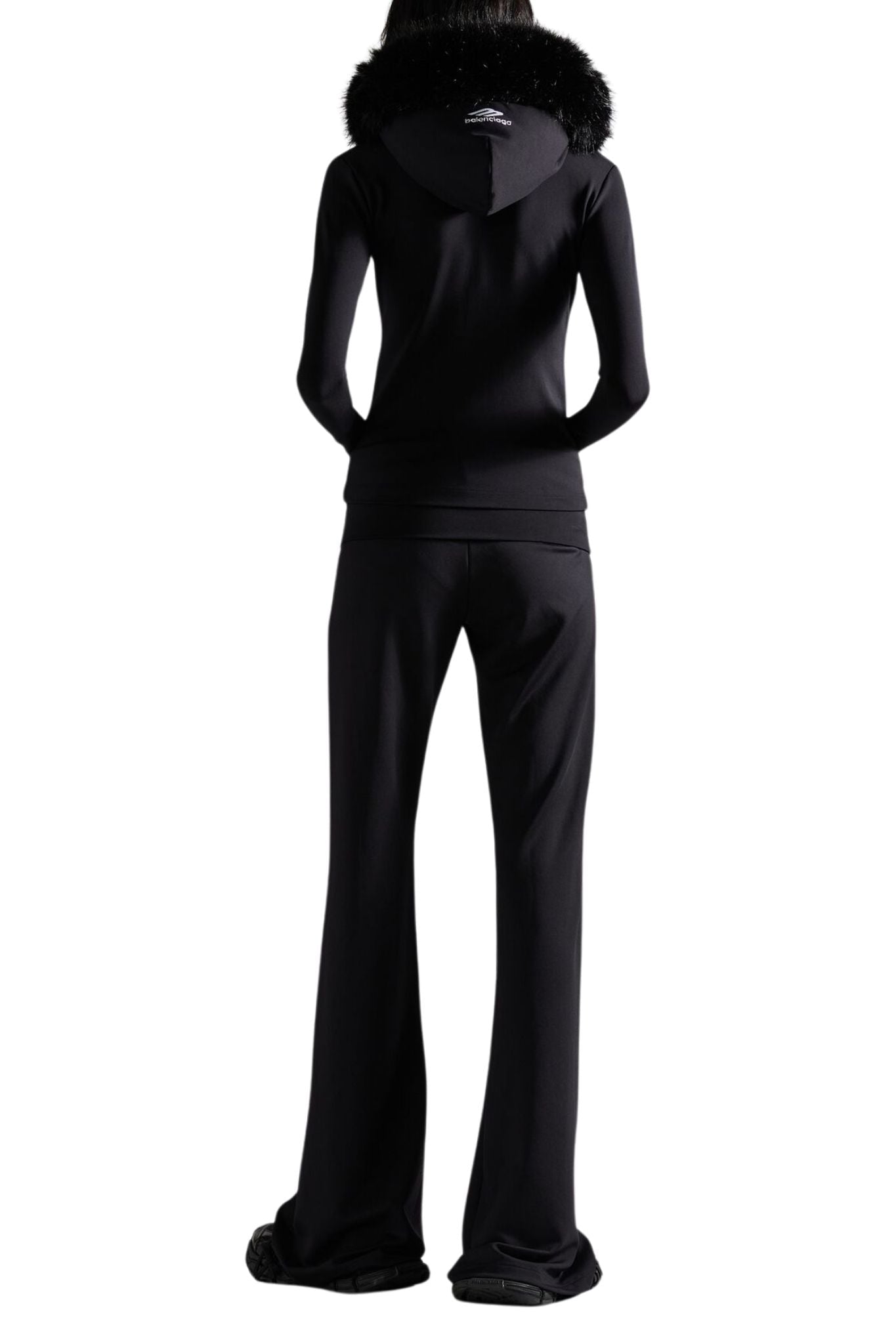 Balenciaga Foldover Leggings - Vermillion