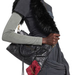 Balenciaga Fur Strap - Vermillion