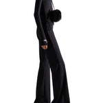 Balenciaga Furry Zip - up Hoodie - Vermillion